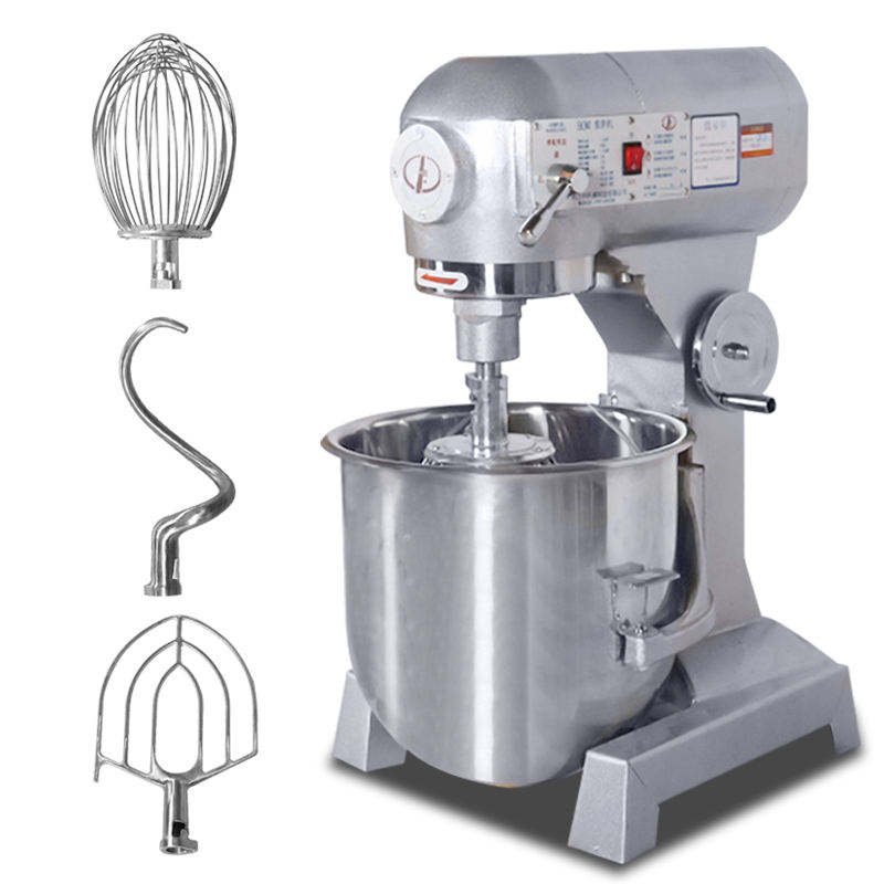 Whisk, dough hook and flat beater attachments for the B-20 LTR planetary mixer