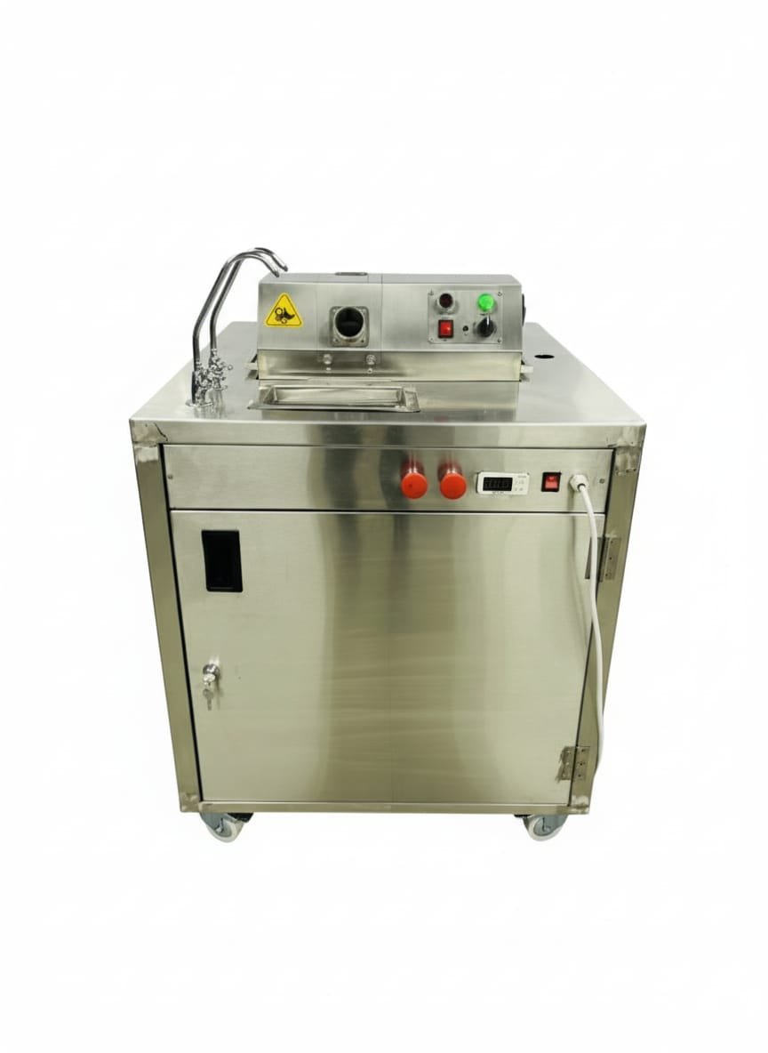Sugarcane Juice Machine with Chiller, front view