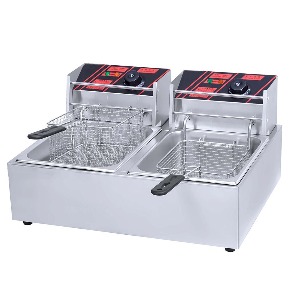 8+8 Litre Double Tank Deep Fryer