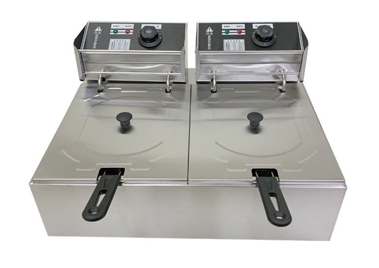6+6 Litre Double Tank Deep Fryer