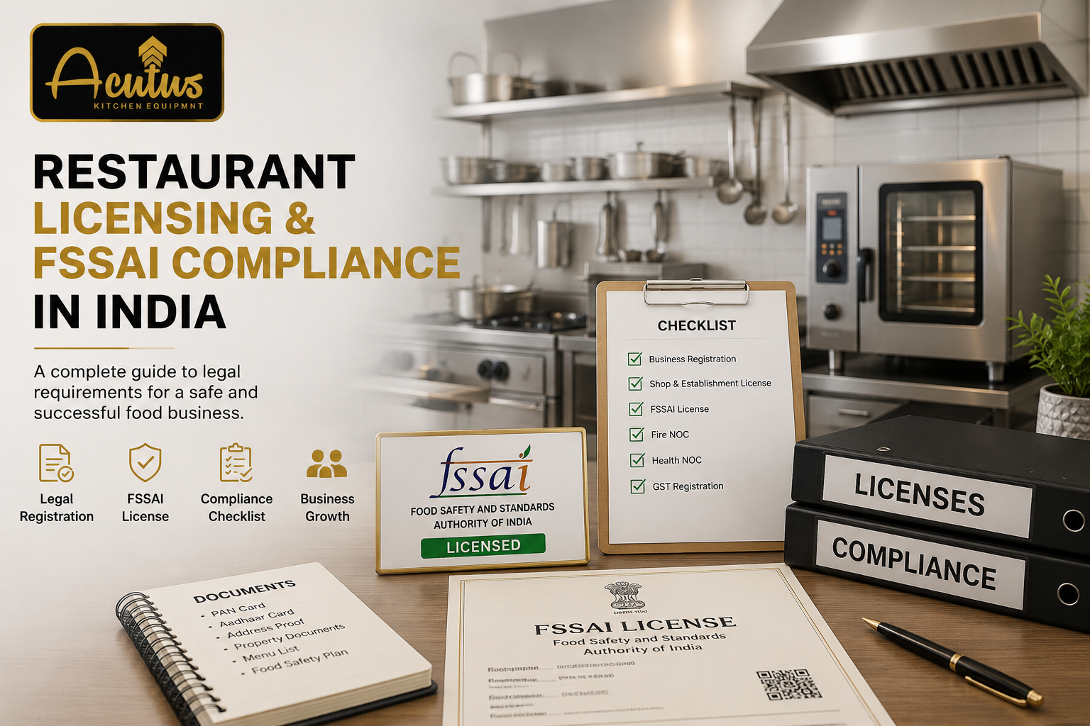 Restaurant licensing and FSSAI compliance checklist
