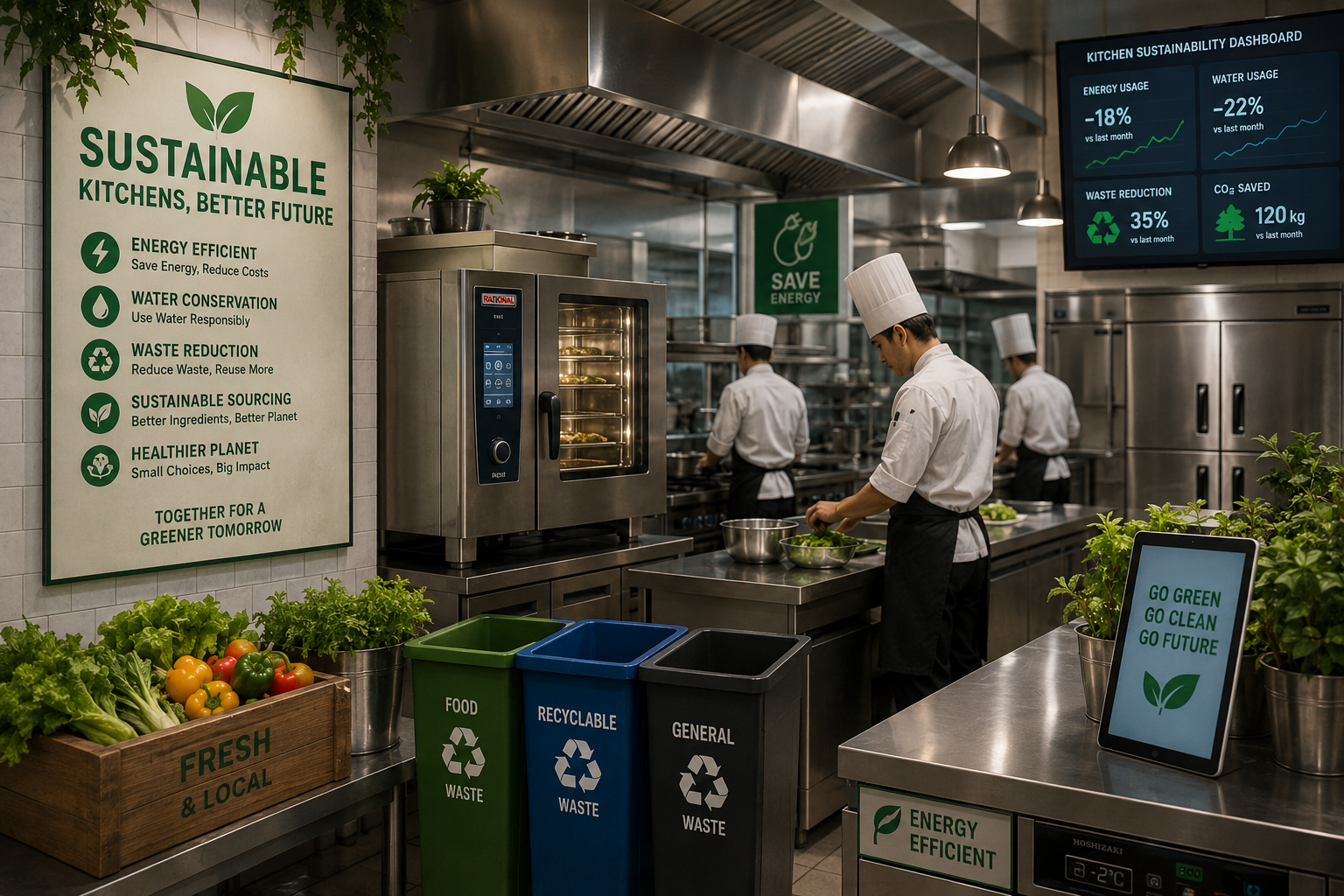 Sustainability in commercial kitchens